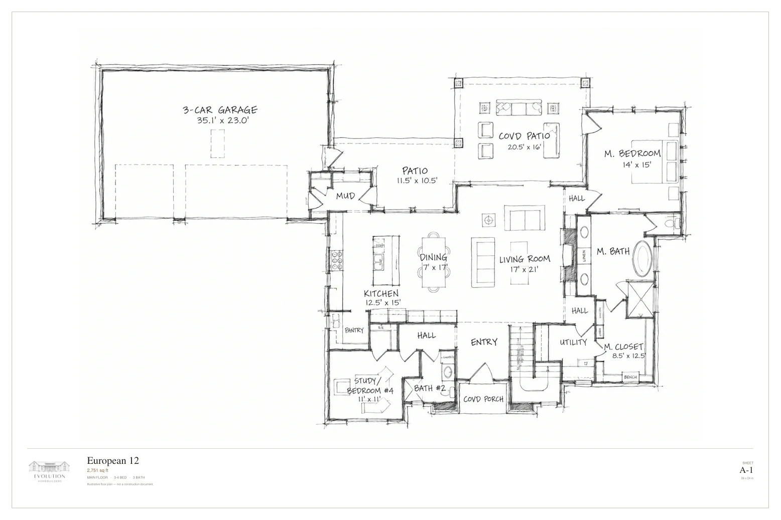 European-12 — main floor